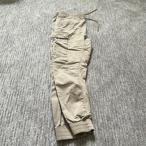 H&M Tan Cargo Jogger, size M
